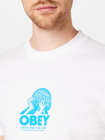 Obey Μπλουζάκι 'Unite' σε λευκό