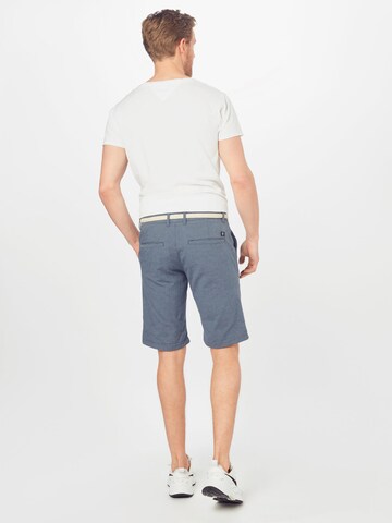 TOM TAILOR DENIM Slimfit Chino kalhoty – modrá
