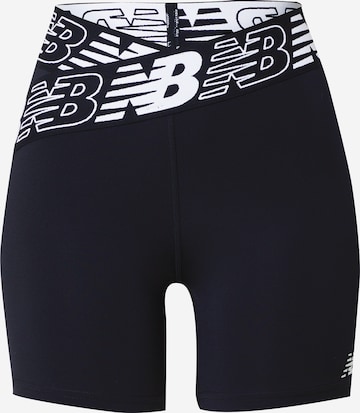 new balance Спортен панталон в черно: отпред
