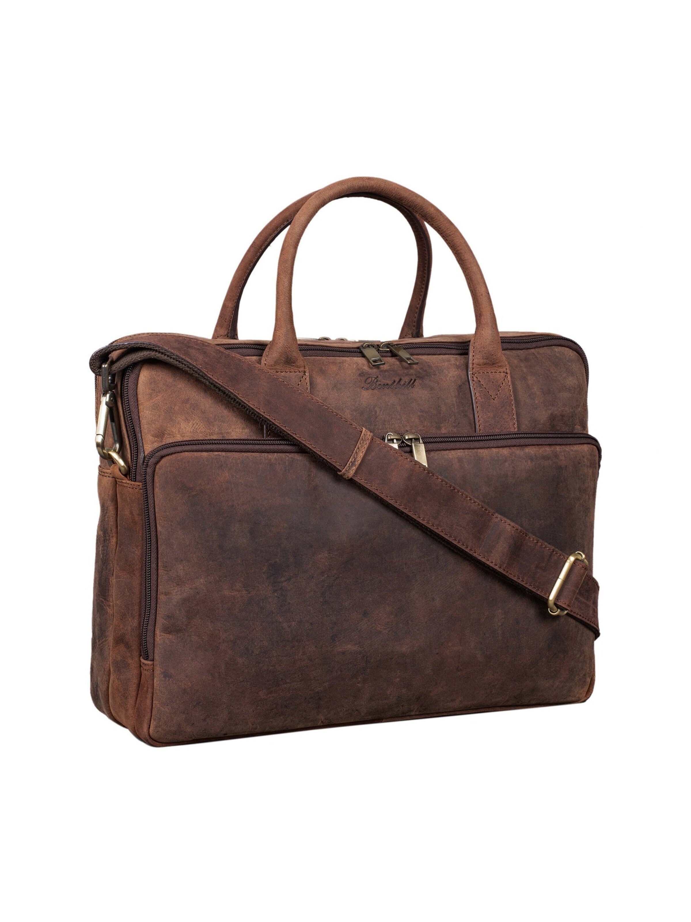 Benthill Laptop Bag in Brown