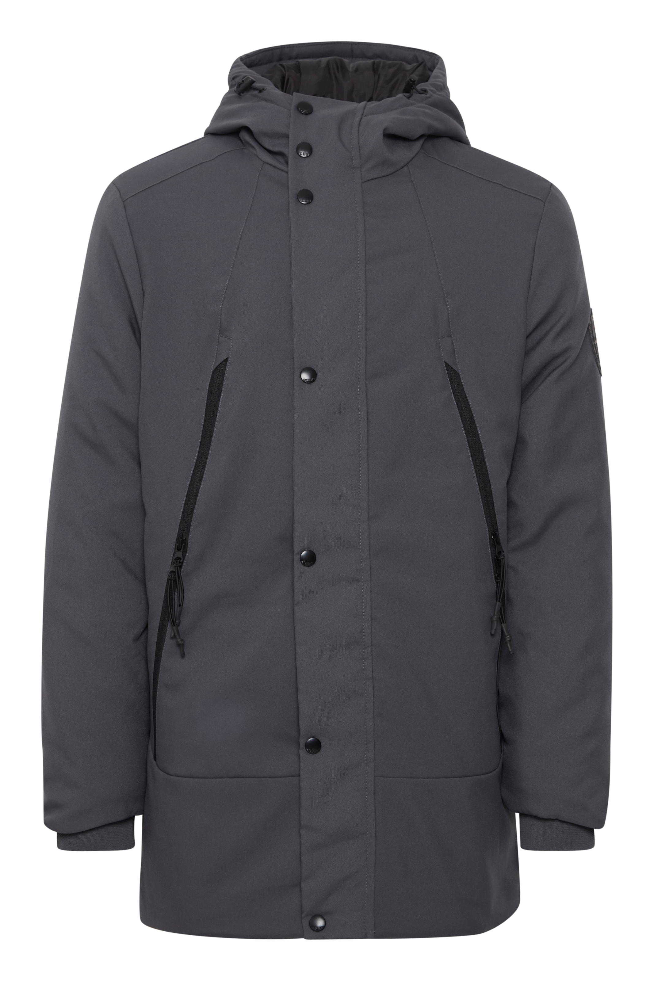 BLEND Winterparka 'Talan' in Grijs: voorkant