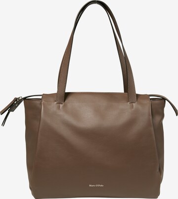 Marc O'Polo Shopper in Bruin: voorkant