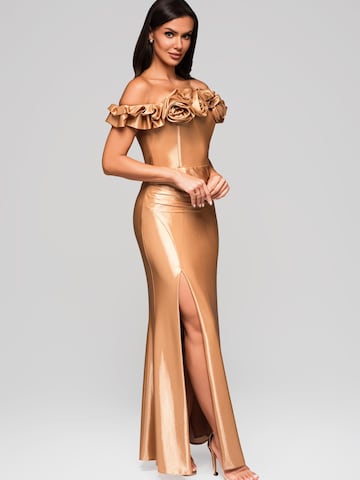 Ombre Abendkleid in Gold