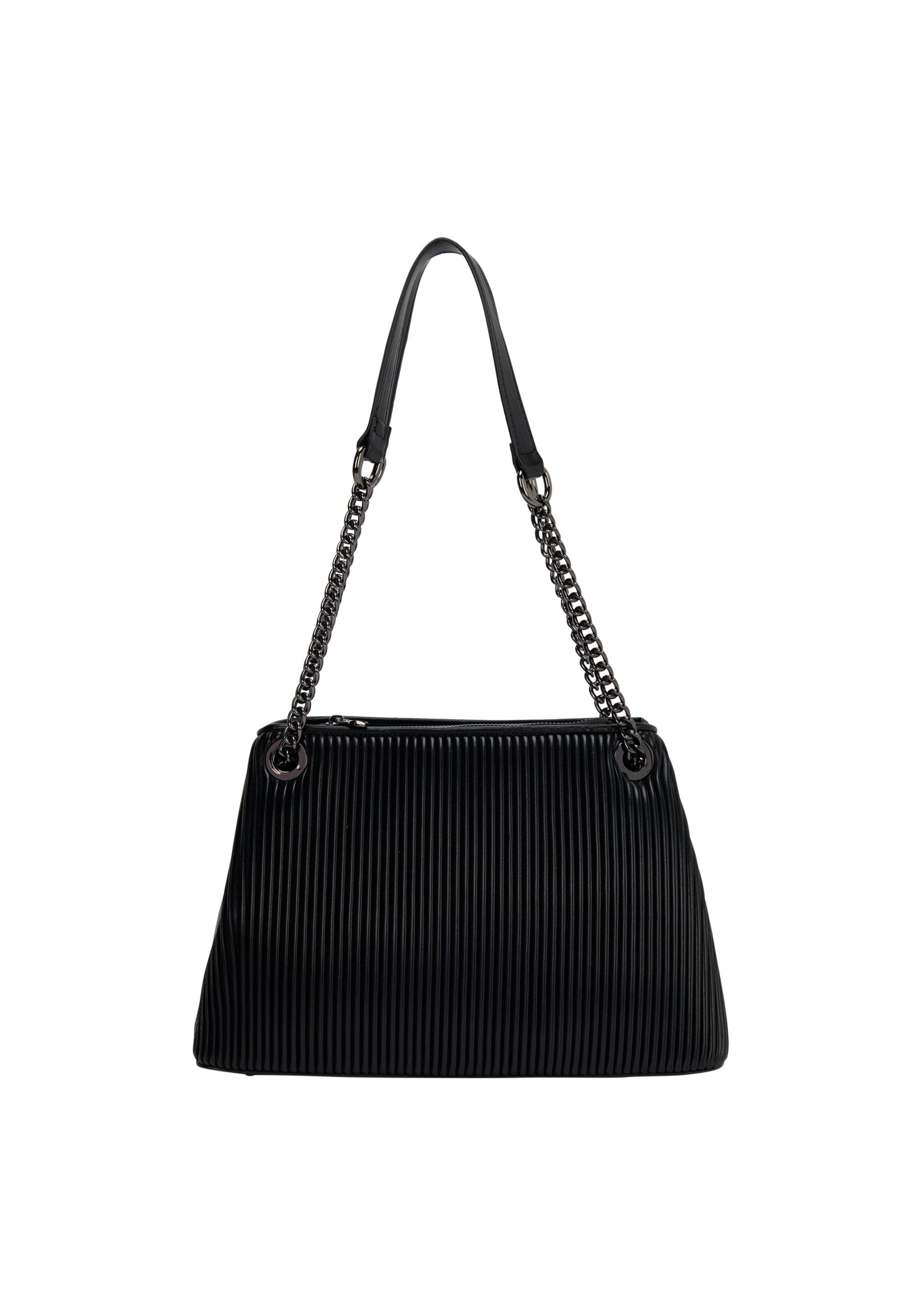 faina - Mala de ombro em preto: frente