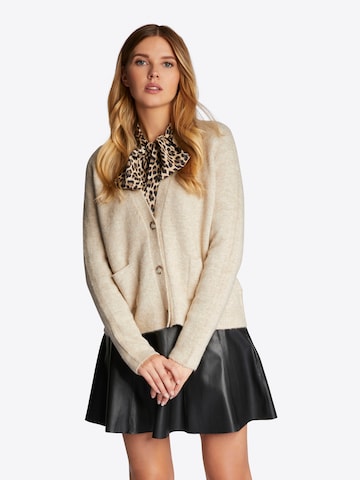 Cardigan Rich & Royal en beige : devant