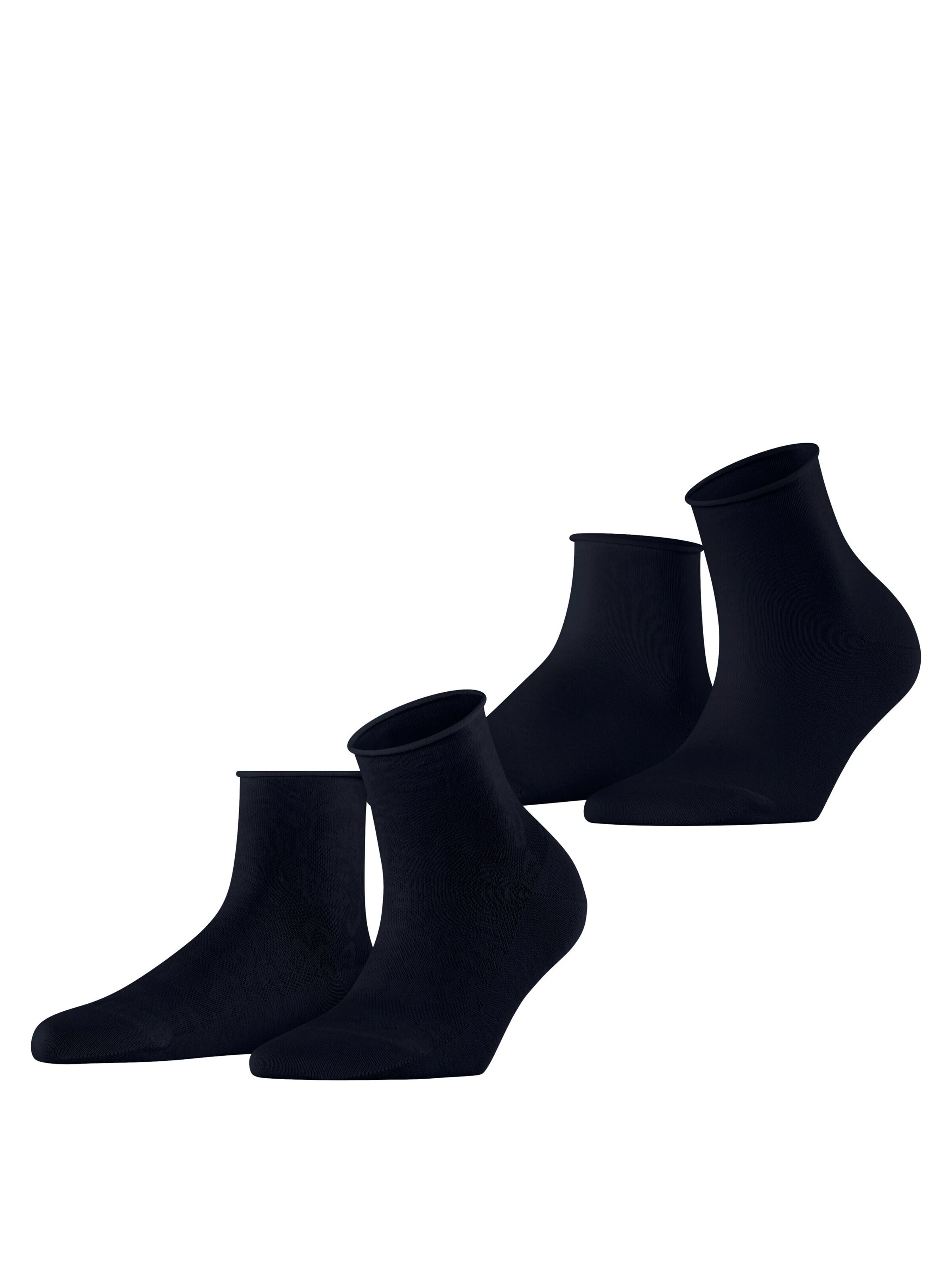 ESPRIT Socken 'Lacy Flowers 2-Pack'‌‌‌‌‌‌ in Blau: Vorderseite