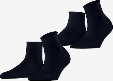 ESPRIT Socken 'Lacy Flowers 2-Pack' in Blau: Vorderseite