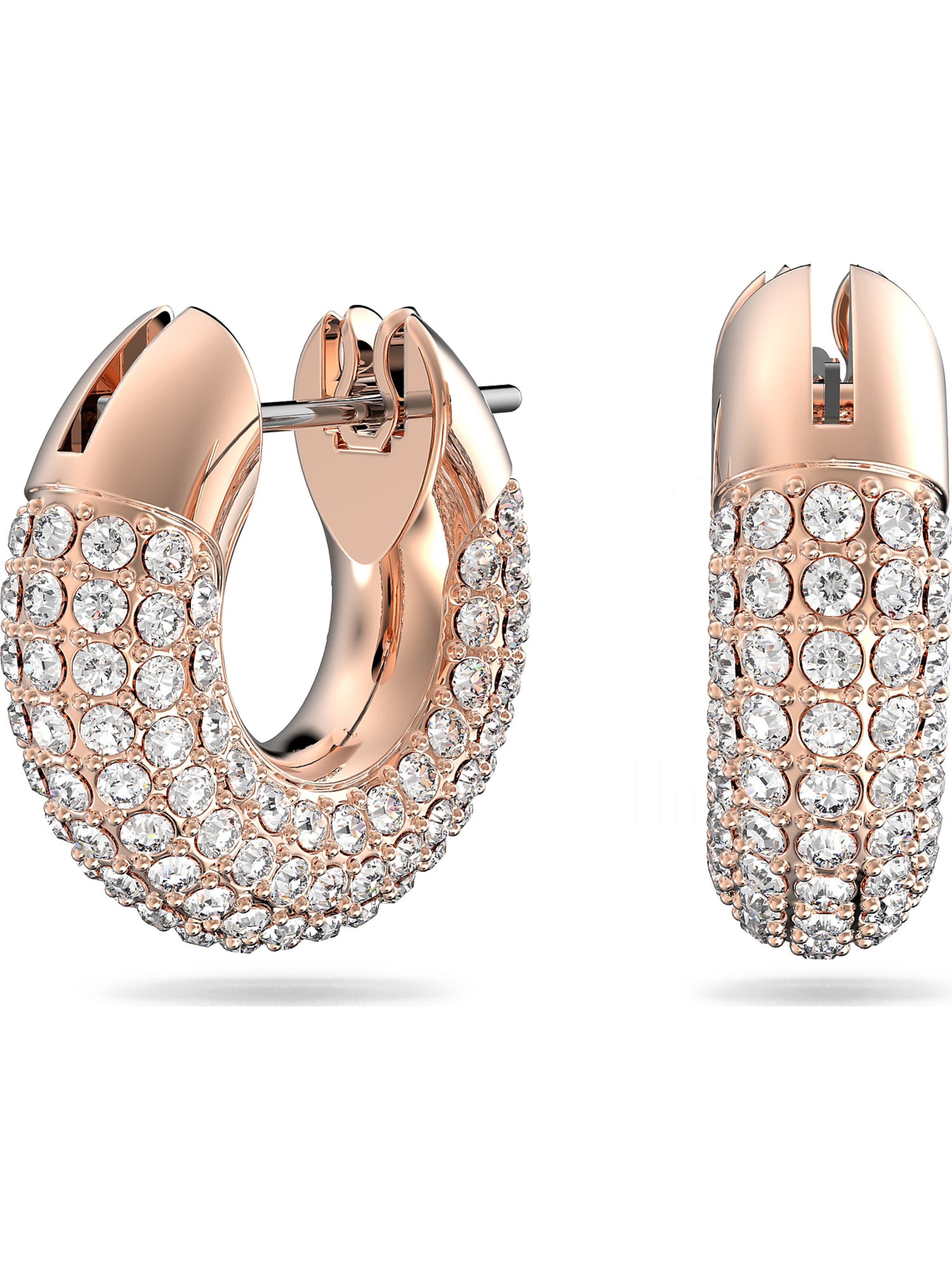 Swarovski Ohrringe 'Dextera' in Gold: Vorderseite