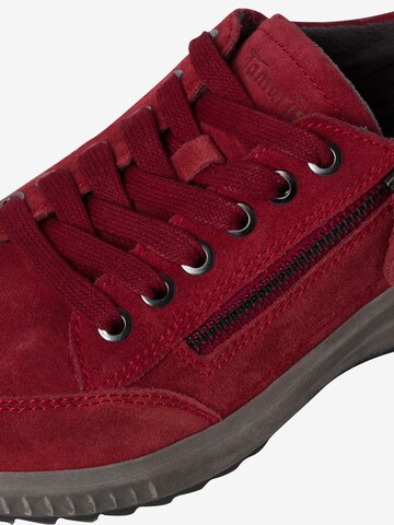 TAMARIS Lace-Up Shoes in Red