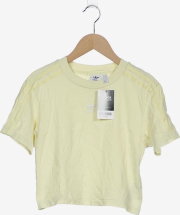 ADIDAS ORIGINALS T-Shirt XS in Gelb: predná strana