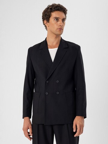Regular fit Giacca da completo di Antioch in nero: frontale