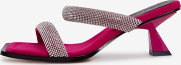 CESARE GASPARI Sandaal in Roze: voorkant