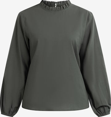 DreiMaster Vintage Blouse in Groen: voorkant