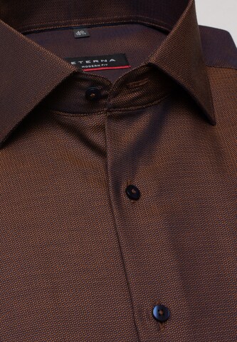 ETERNA Slim fit Business Shirt in Brown