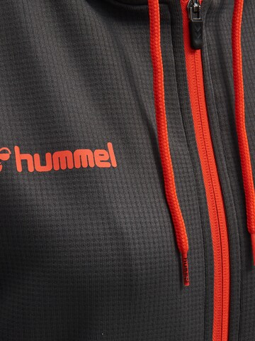 Hummel Athletic Zip-Up Hoodie in Grey