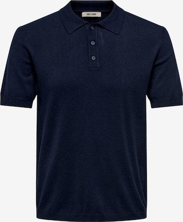 Pull-over Only & Sons en bleu : devant