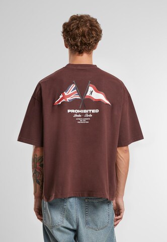 Prohibited - Camiseta en marrón: frente
