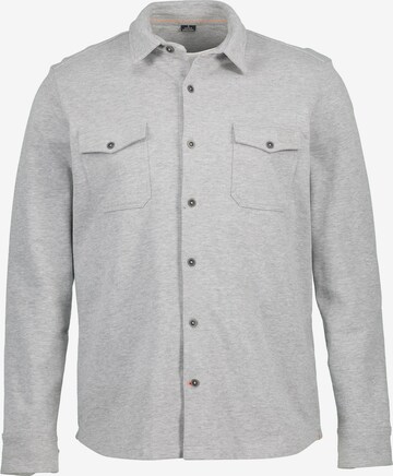 STHUGE Regular fit Button Up Shirt in Grey: front