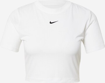 Nike Sportswear - Camisa 'Essential' em branco: frente