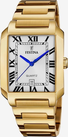 FESTINA Analoguhr in Gold: Vorderseite
