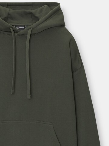 Sweat-shirt Pull&Bear en vert