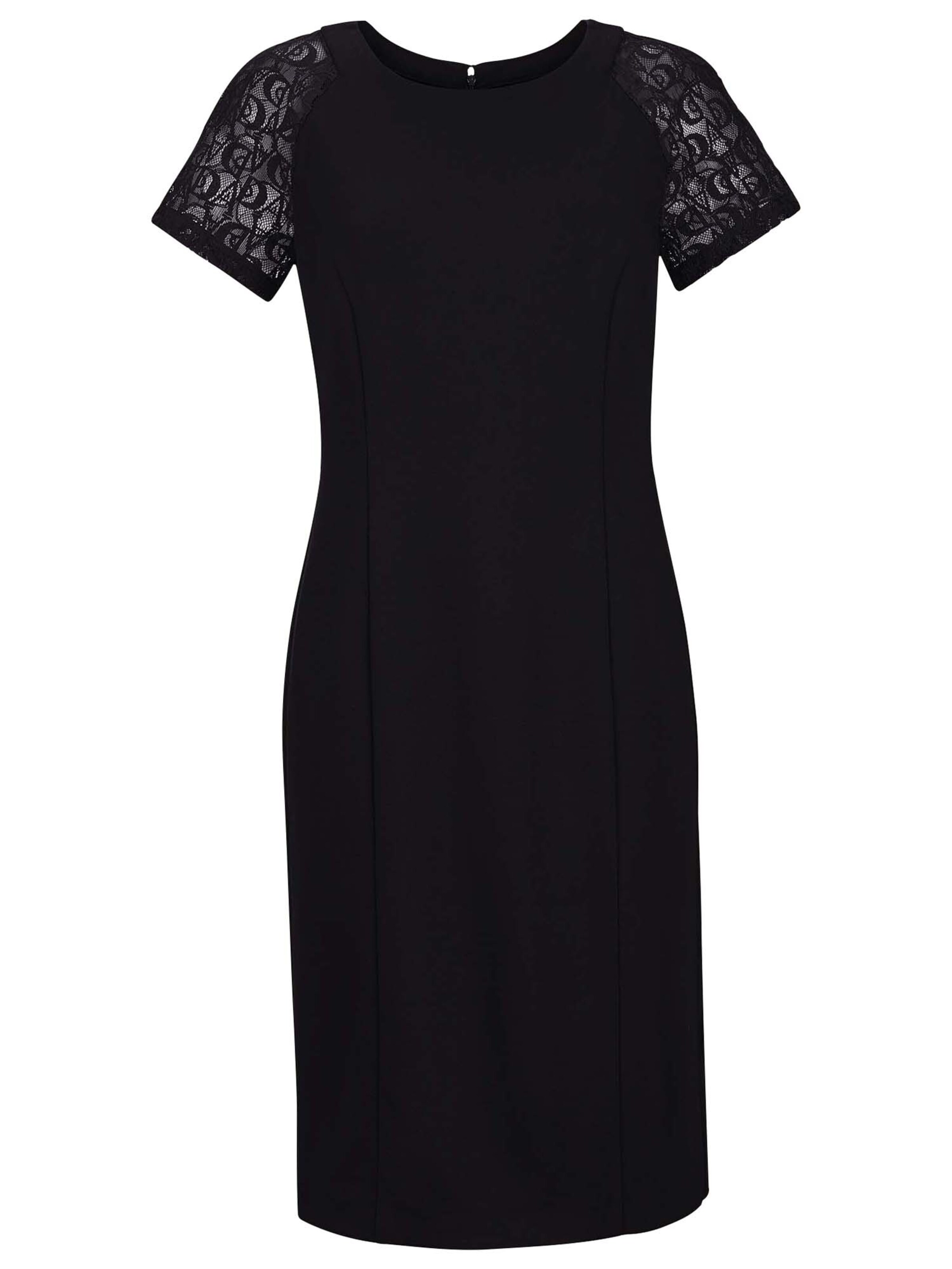 MADELEINE Kleid in Schwarz: Vorderseite