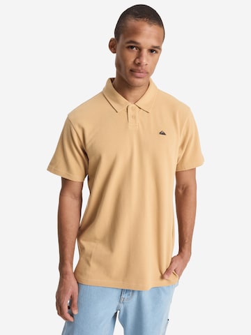 QUIKSILVER Poloshirt in Beige: Vorderseite