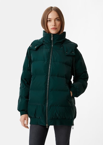 comma casual identity Winter Jacket in Green: front