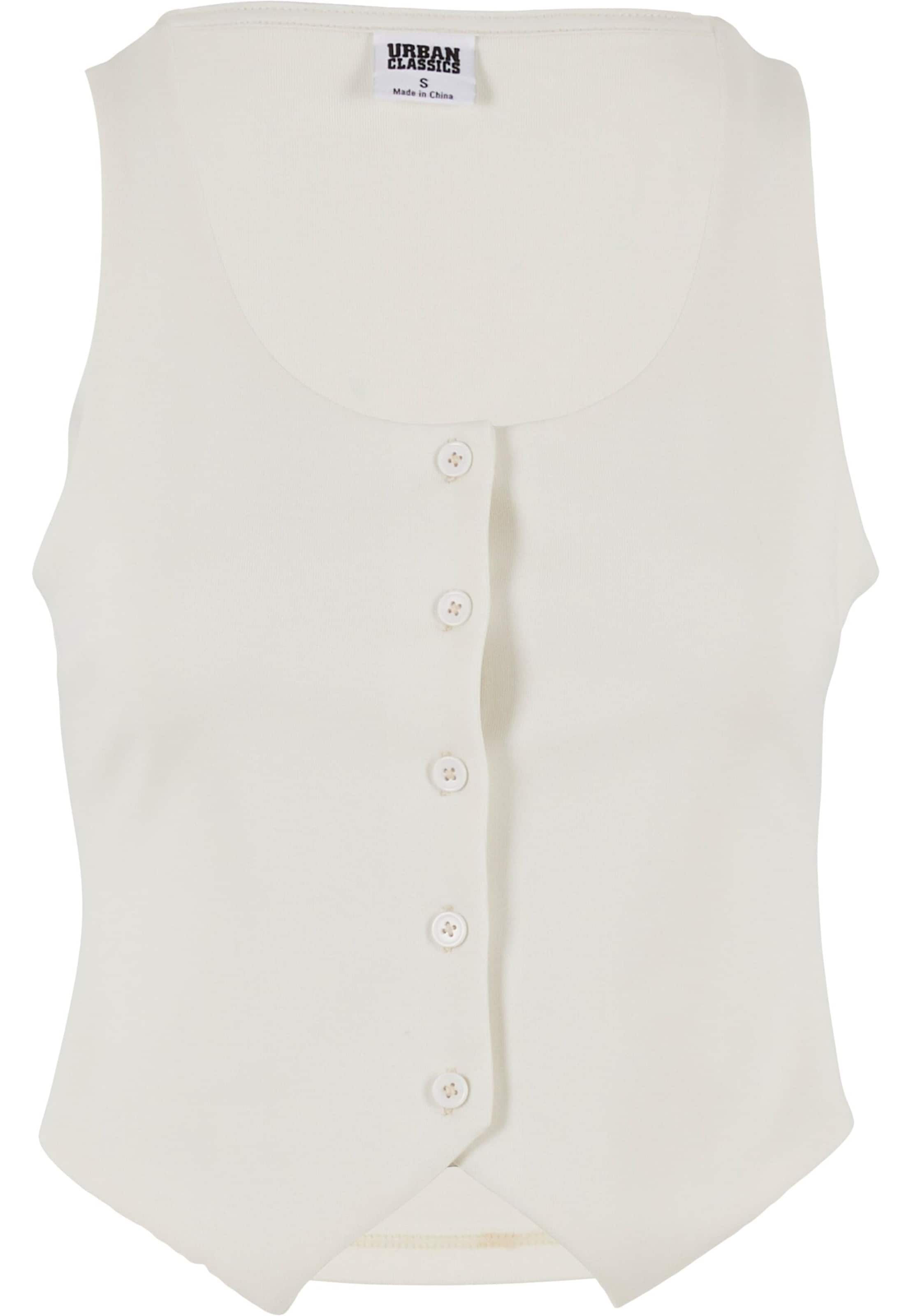 Urban Classics Γιλέκο κουστουμιού σε λευκό: μπροστά