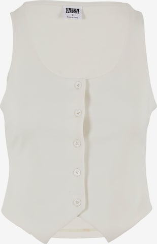 Urban Classics Vesta k obleku - Biela: predná strana