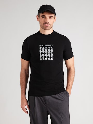 Karl Lagerfeld Koszulka w kolorze czarny: przód