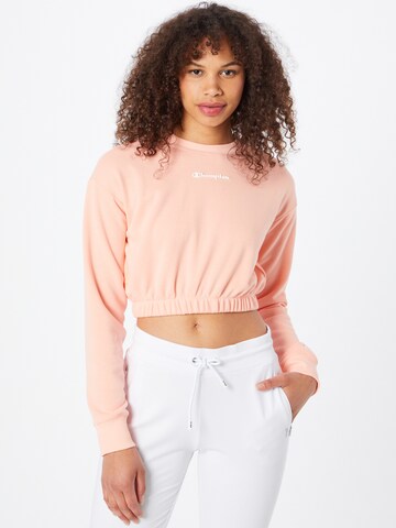 Champion Authentic Athletic Apparel Athletic Sweatshirt in Pink: front