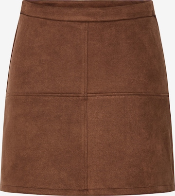 PIECES Nederdel 'PCRakel' i brun: forside