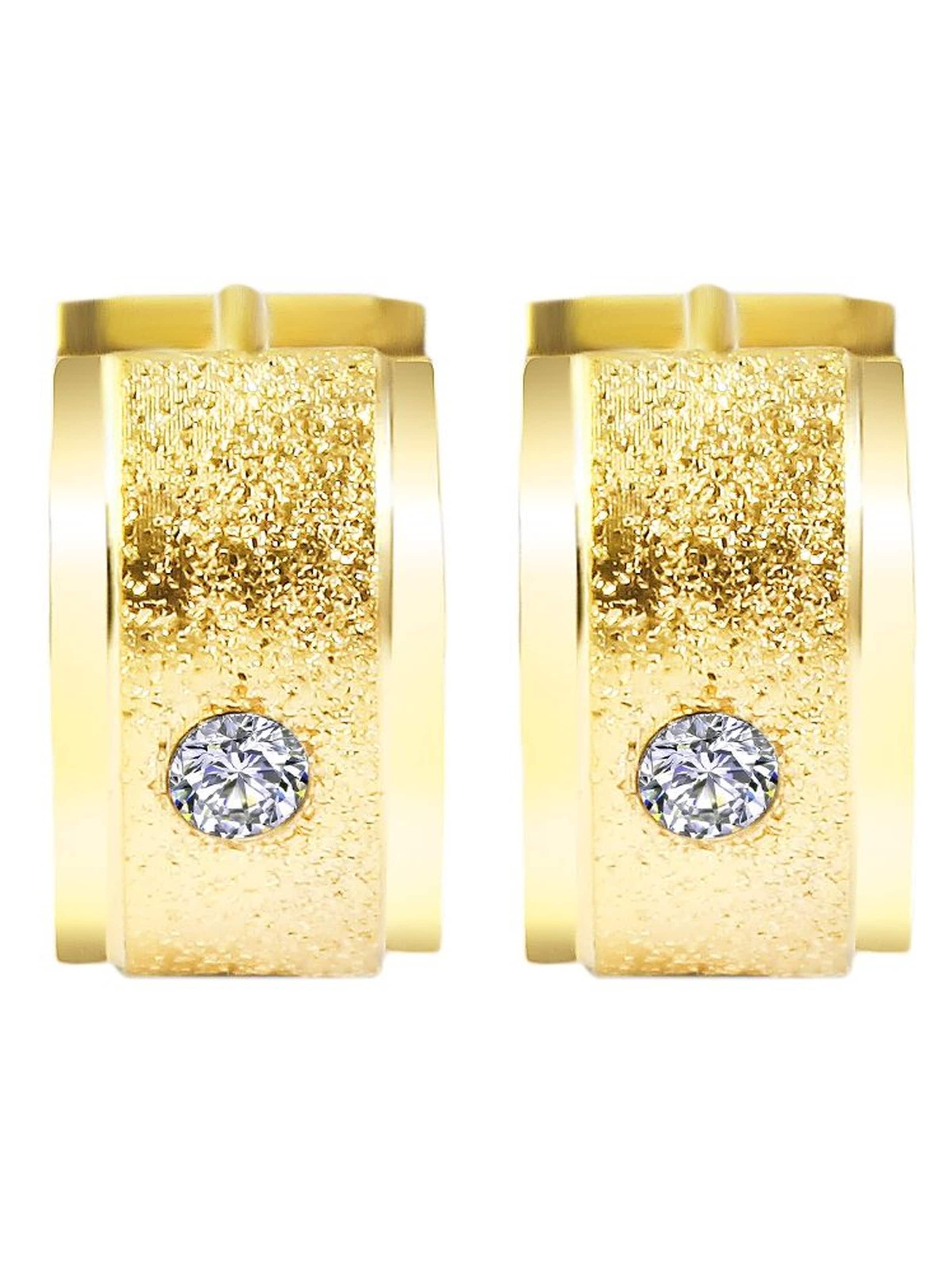 Akzent Earrings 'Maja, langlebig' in Gold: front