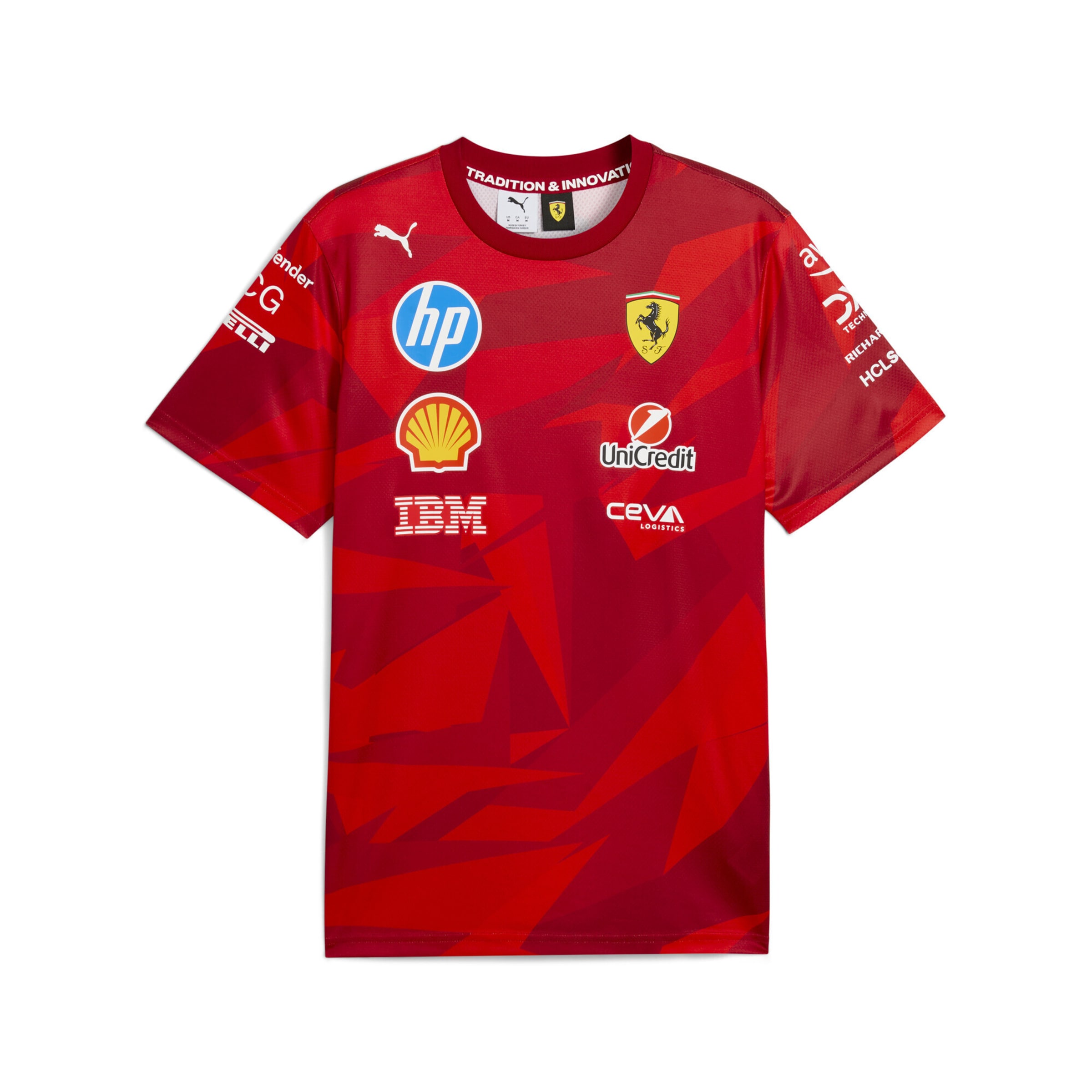 PUMA Funktionsshirt 'Scuderia Ferrari HP 20 Years of Red Replica Vegas' in Rot: Vorderseite