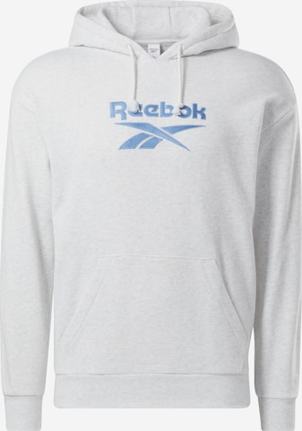 Sweat-shirt Reebok en blanc : devant