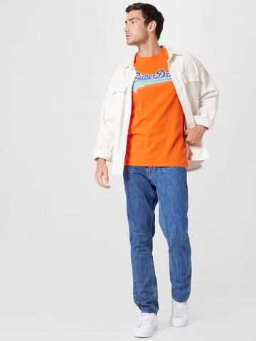 Superdry Tričko – oranžová