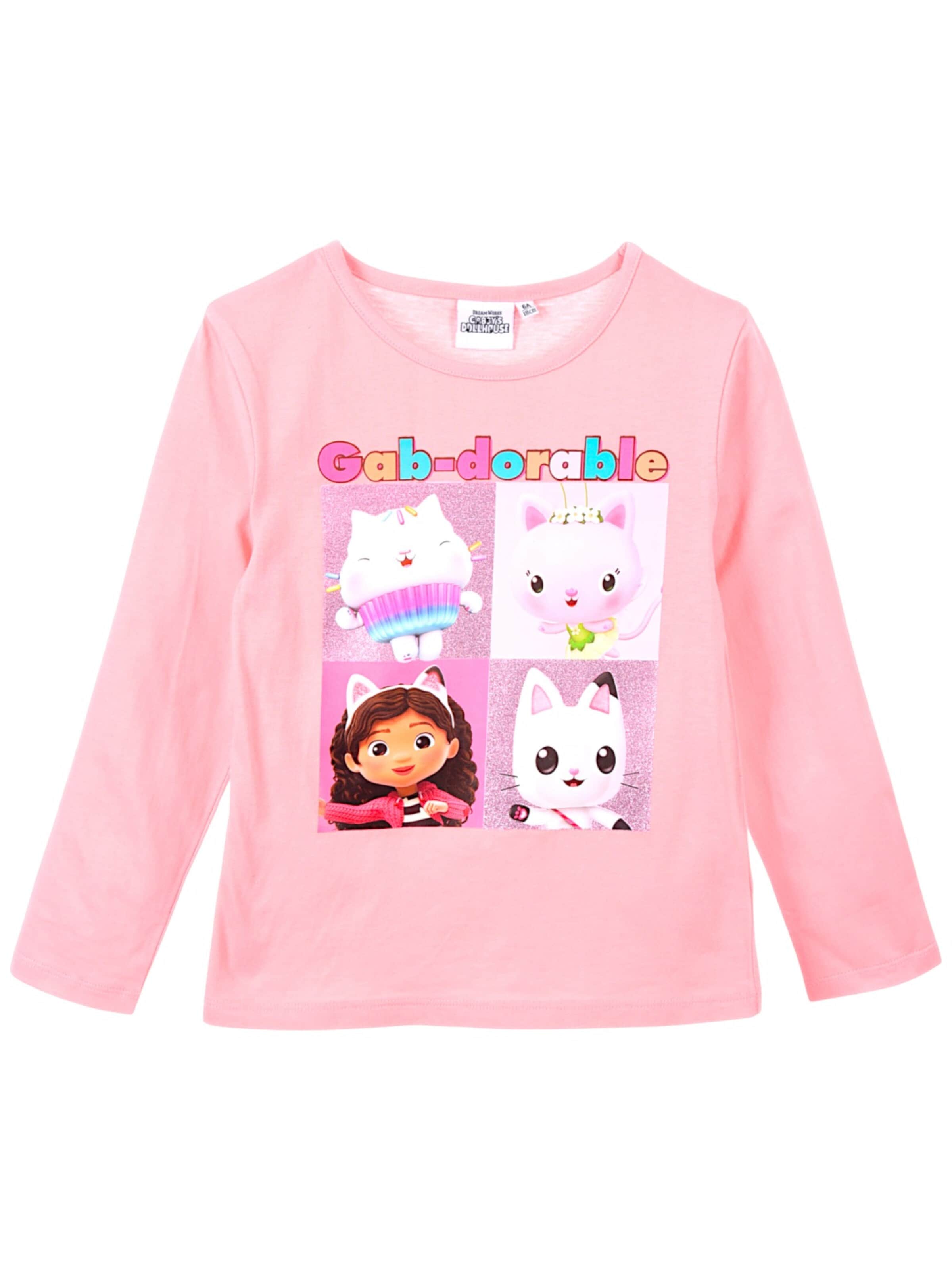 Gabby's Dollhouse Shirt 'Gabby´s Dollhouse Langarmshirt' in Pink: front