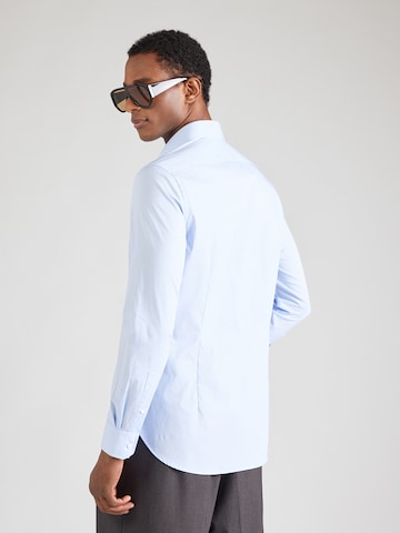 Slim fit Cămaşă business de la Michael Kors pe albastru: spate