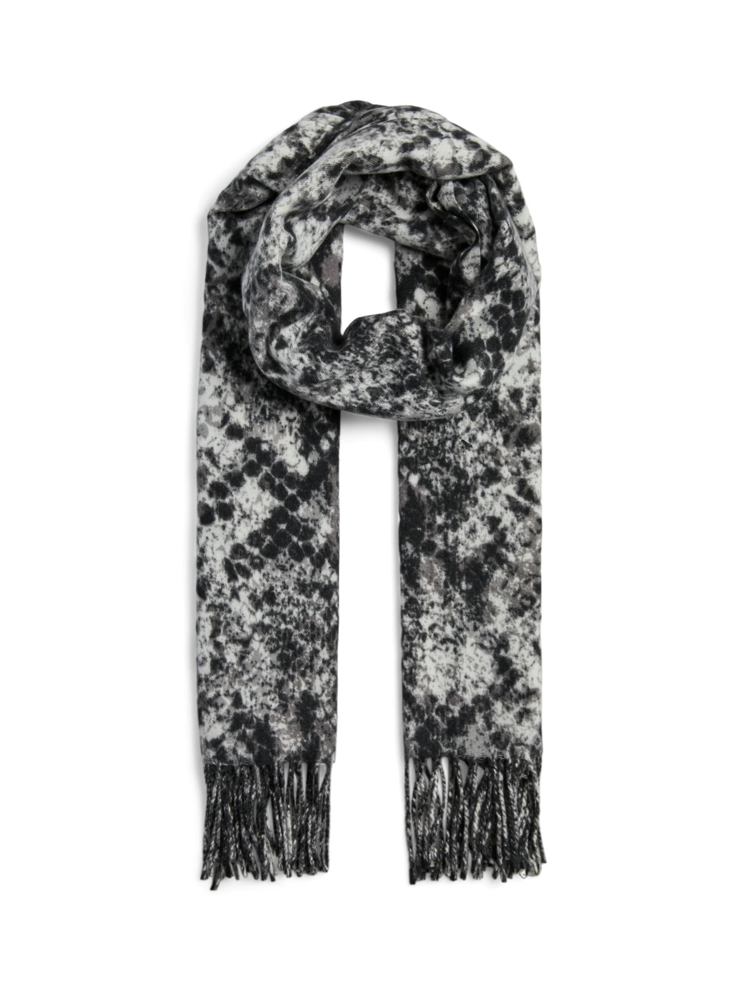 Sciarpa di PIECES in nero: frontale