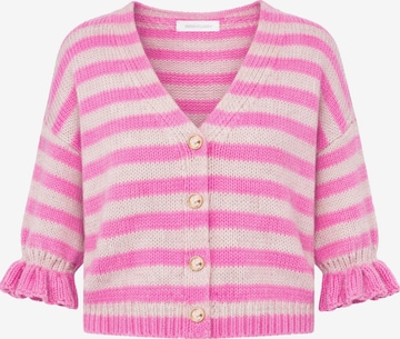 SASSYCLASSY Strickjacke in Pink: Vorderseite