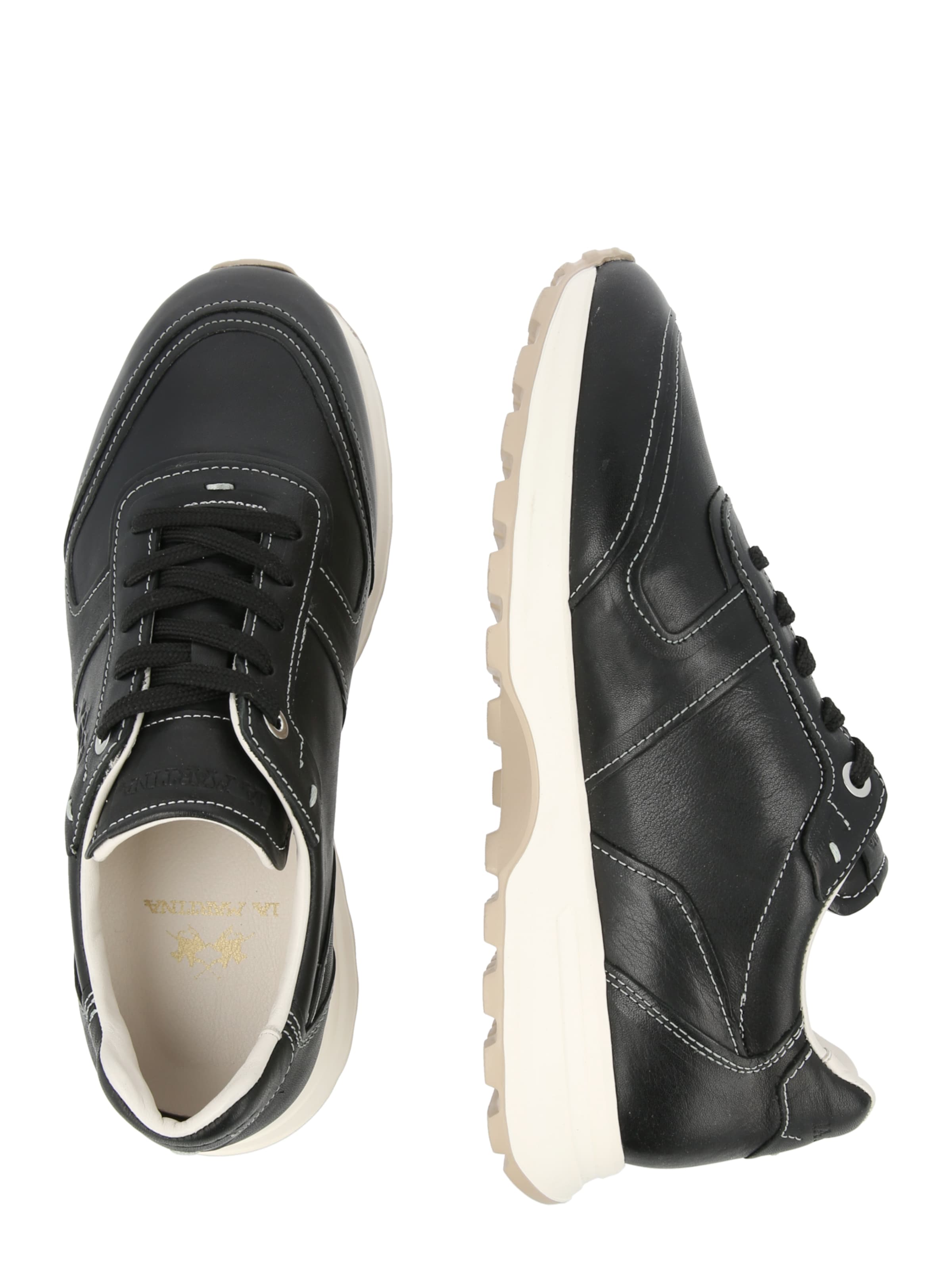 La Martina Låg sneaker i svart