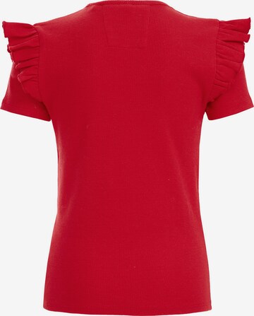 WE Fashion - Camiseta en rojo