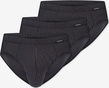 SCHIESSER Slip 'Pure Micro' in Schwarz: Vorderseite