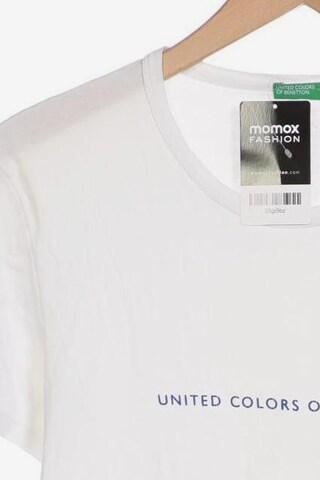 UNITED COLORS OF BENETTON T-Shirt M in Weiß