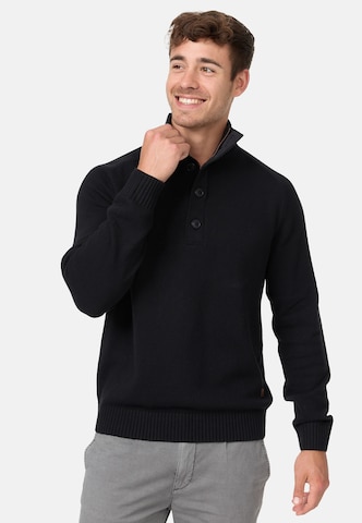 INDICODE JEANS Pullover in Schwarz: predná strana