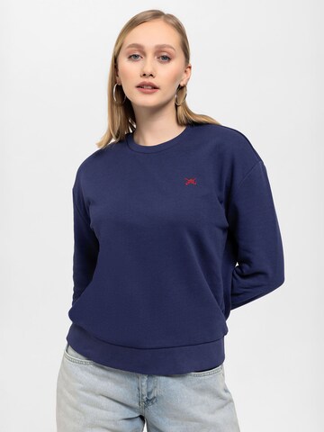 Pullover di Antioch in blu: frontale