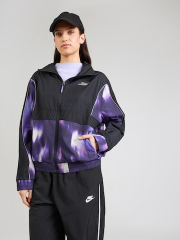 Geacă sport 'FUSION' de la SKECHERS pe mov: față