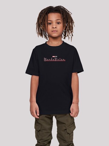 T-Shirt 'Marvel WandaVision' F4NT4STIC en noir : devant