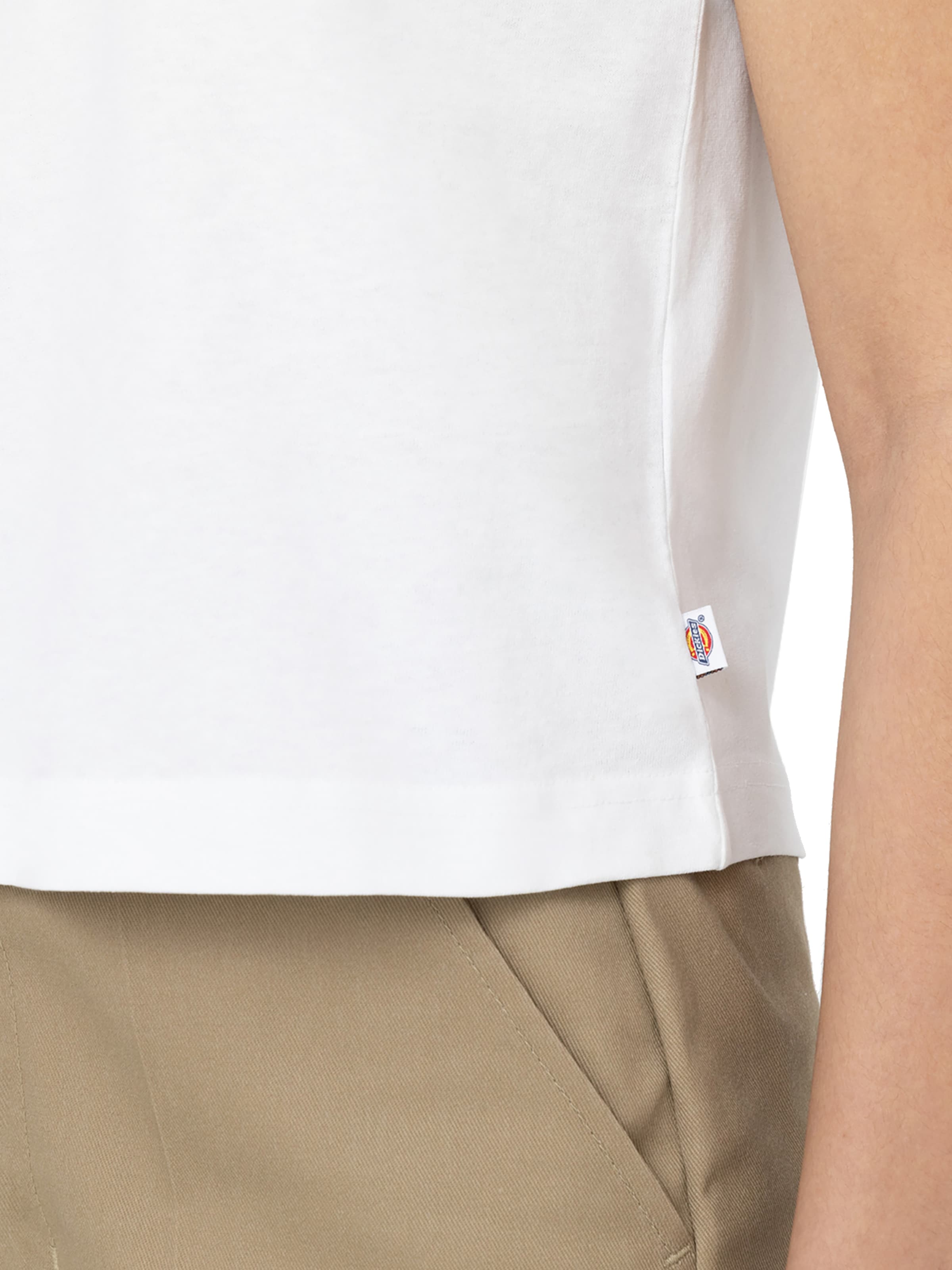 DICKIES Tričko 'Oakport' - Biela